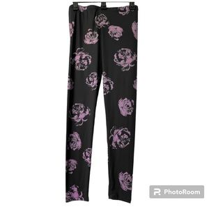 Rose Print Leggings